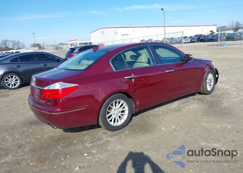 2009 Hyundai Genesis 3.8 из США, поврежденный, VIN KMHGC46E89U040764